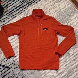 Patagonia Red XS Half Zip Base Layer Shirt Top